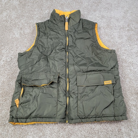 Abercrombie & Fitch Jackets & Blazers - Abercrombie Fitch Women's Size Small Olive Green Quilted Reversible Puffer Vest
